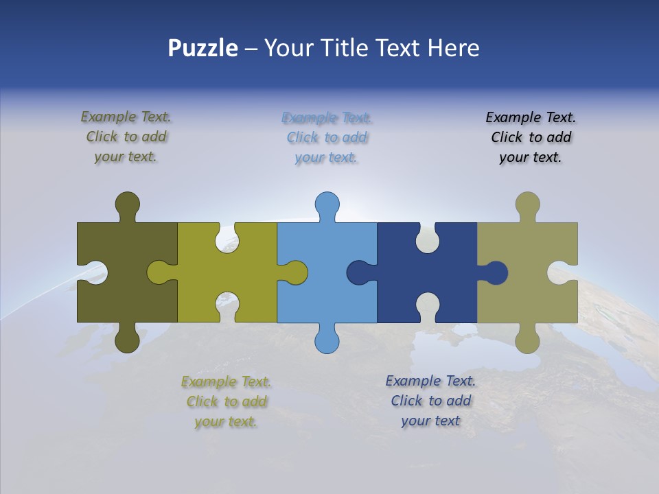 France Graphic Sea PowerPoint Template