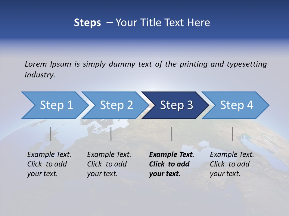 France Graphic Sea PowerPoint Template