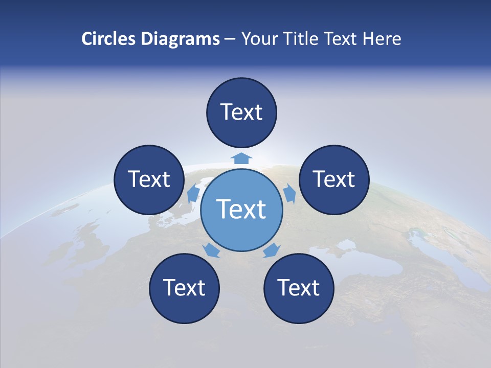 France Graphic Sea PowerPoint Template