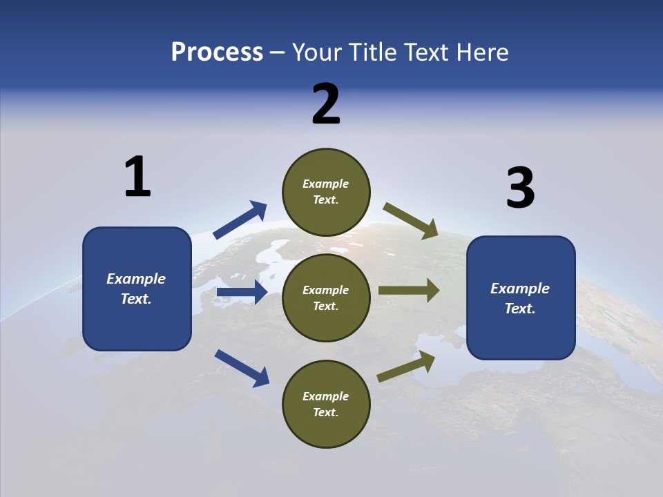 France Graphic Sea PowerPoint Template