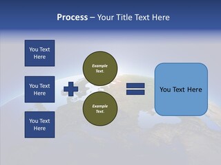France Graphic Sea PowerPoint Template