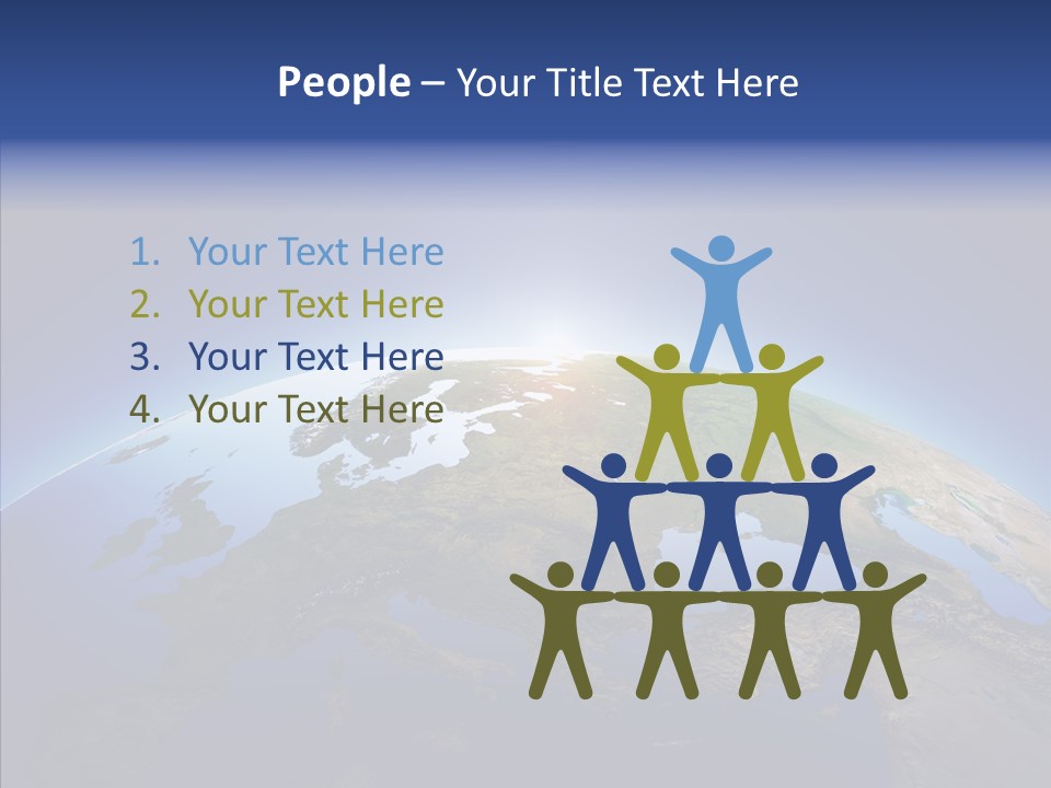 France Graphic Sea PowerPoint Template