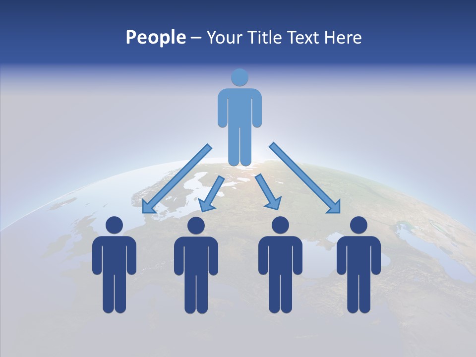 France Graphic Sea PowerPoint Template