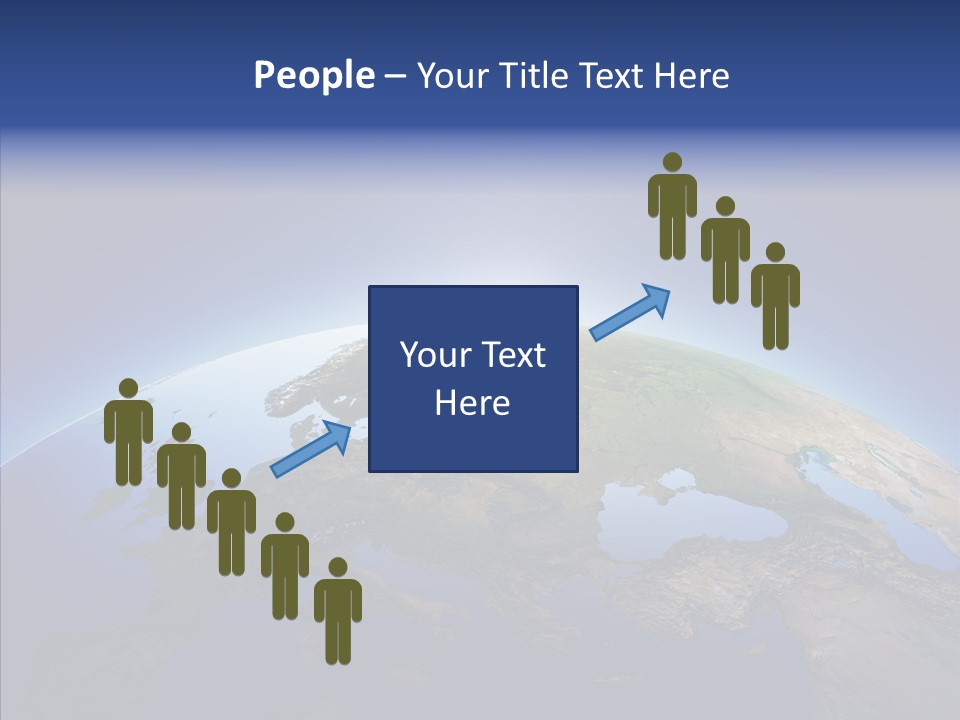 France Graphic Sea PowerPoint Template
