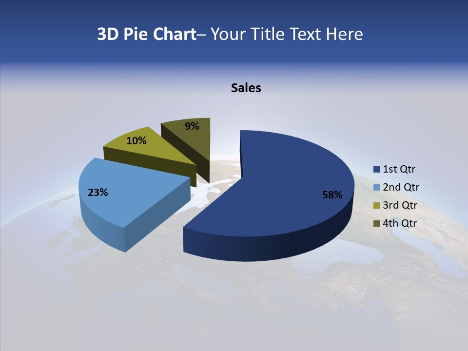 France Graphic Sea PowerPoint Template