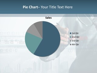 Businessman Optical See PowerPoint Template