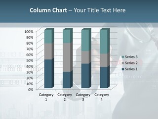 Businessman Optical See PowerPoint Template