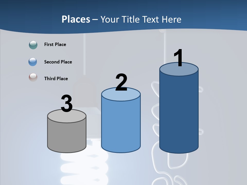 Shiny Blue Energy PowerPoint Template