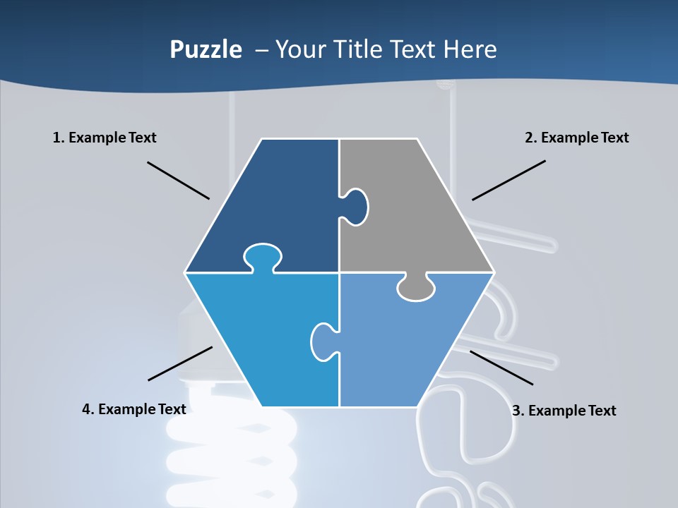 Shiny Blue Energy PowerPoint Template