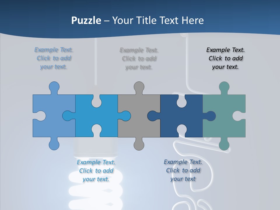 Shiny Blue Energy PowerPoint Template