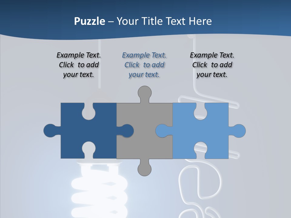 Shiny Blue Energy PowerPoint Template