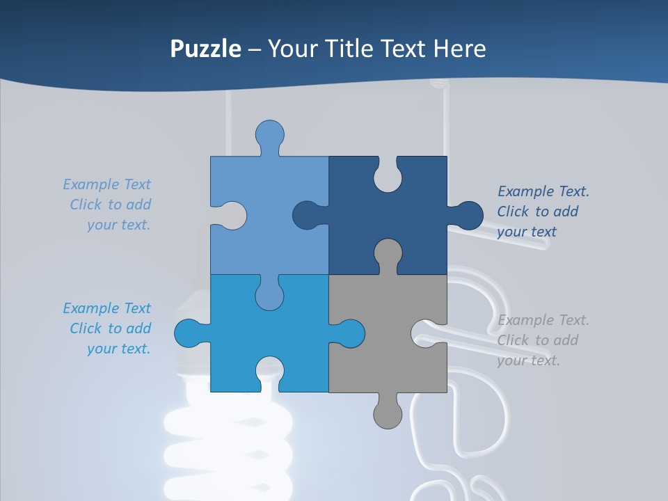 Shiny Blue Energy PowerPoint Template