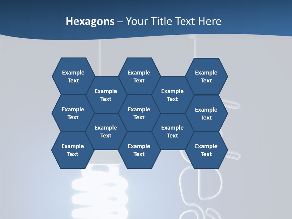 Shiny Blue Energy PowerPoint Template