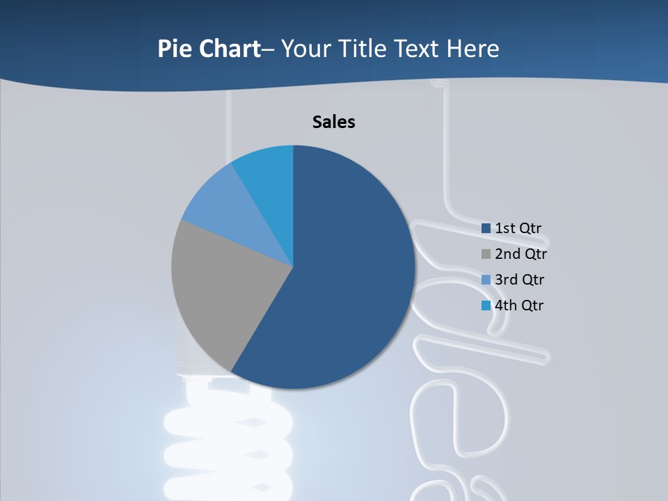 Shiny Blue Energy PowerPoint Template