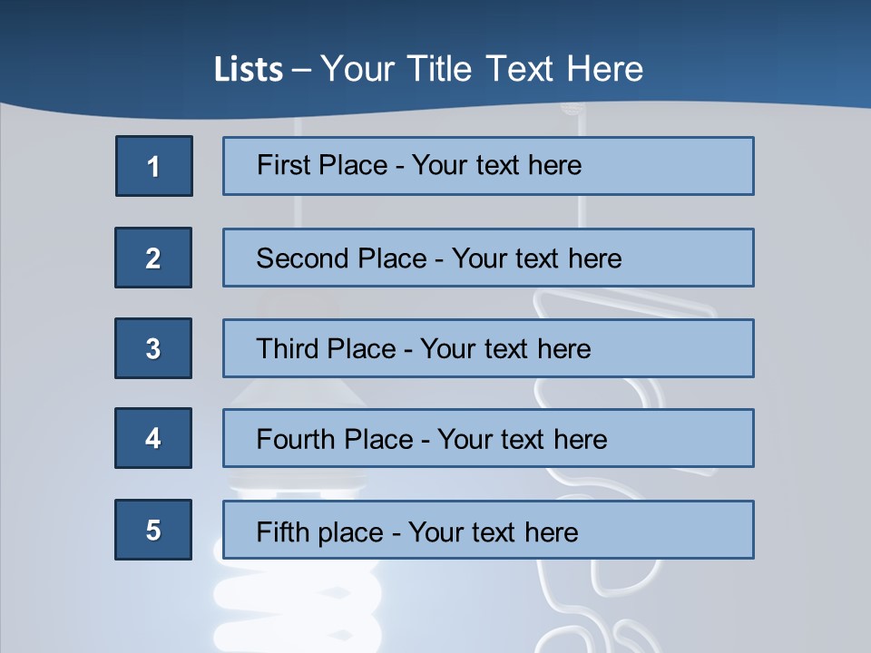 Shiny Blue Energy PowerPoint Template