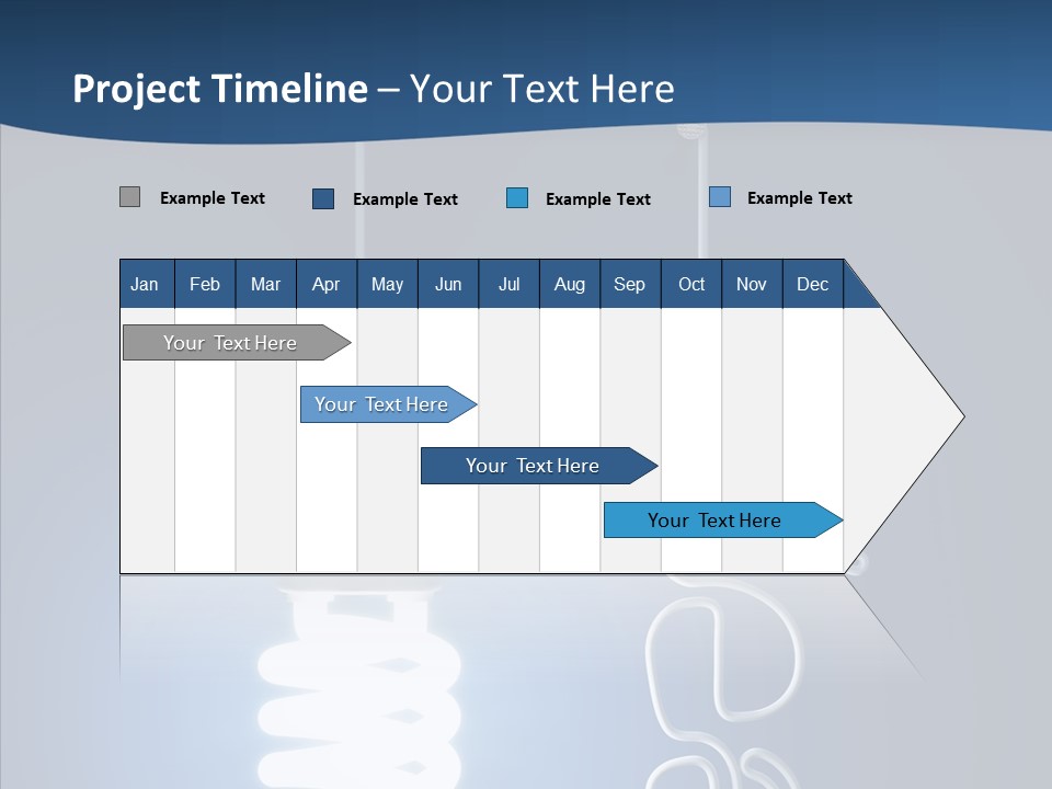 Shiny Blue Energy PowerPoint Template