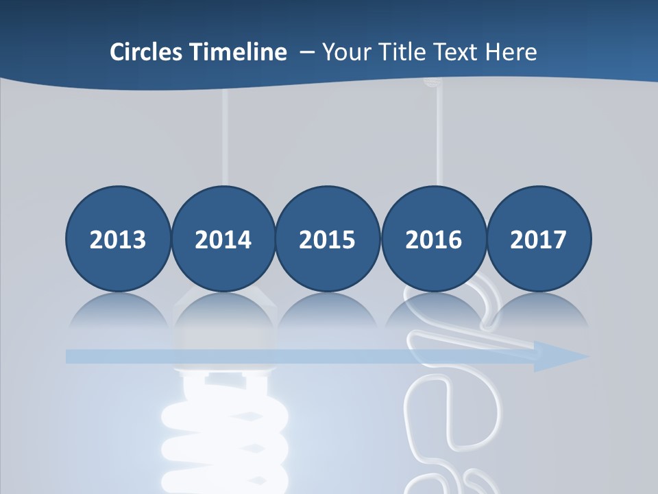 Shiny Blue Energy PowerPoint Template