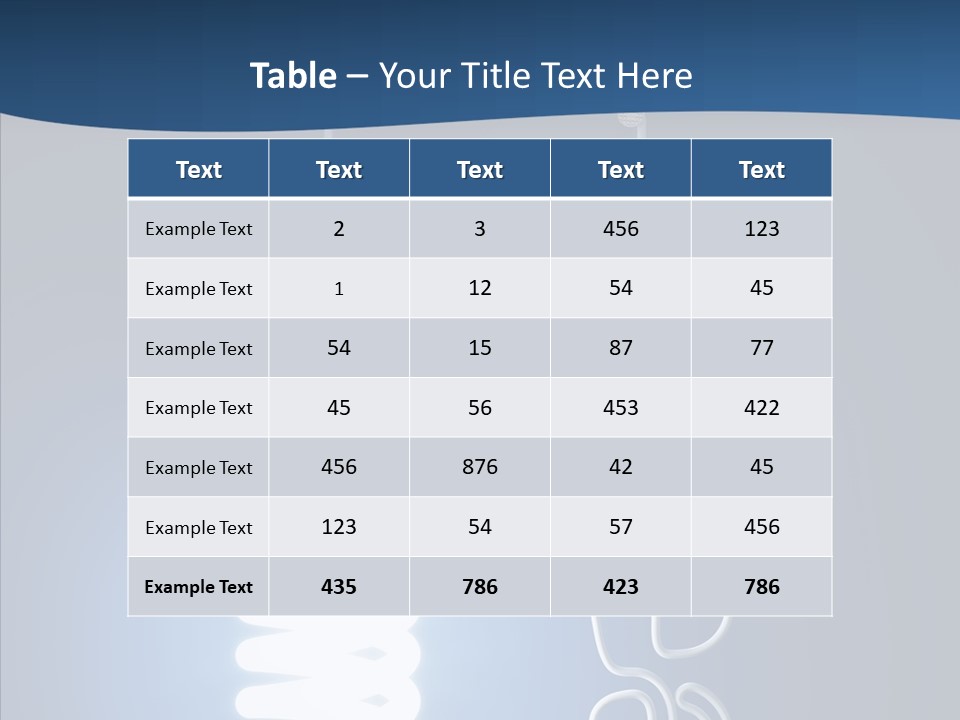 Shiny Blue Energy PowerPoint Template