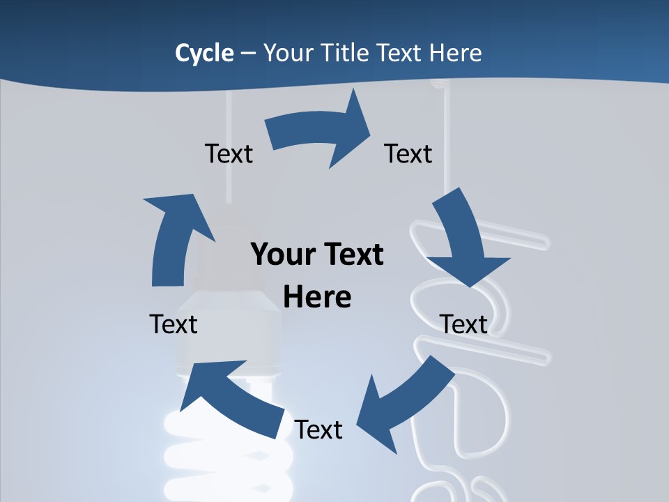 Shiny Blue Energy PowerPoint Template