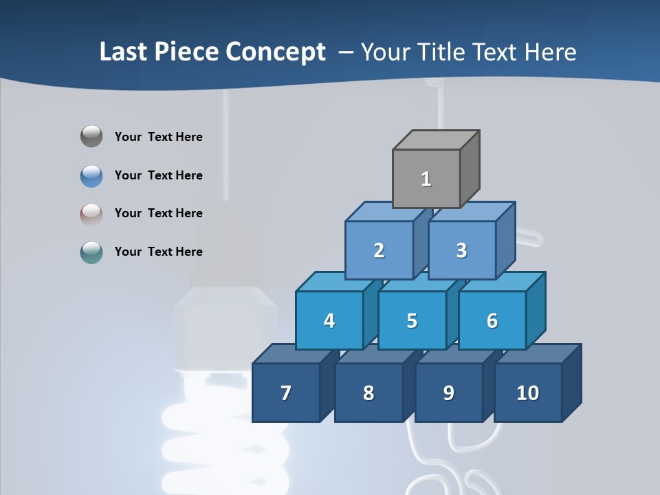 Shiny Blue Energy PowerPoint Template