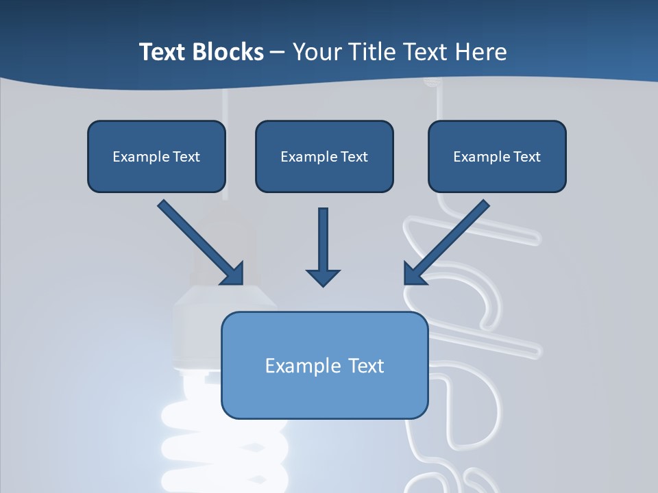 Shiny Blue Energy PowerPoint Template