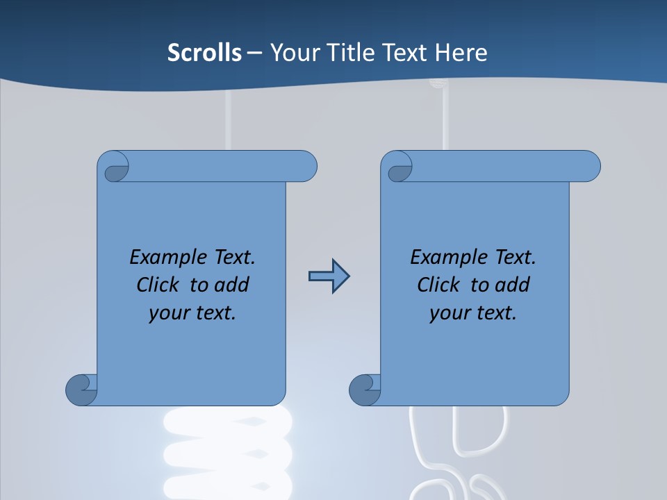 Shiny Blue Energy PowerPoint Template
