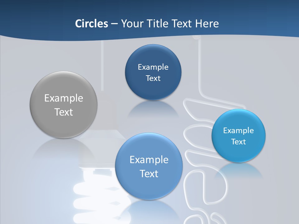 Shiny Blue Energy PowerPoint Template