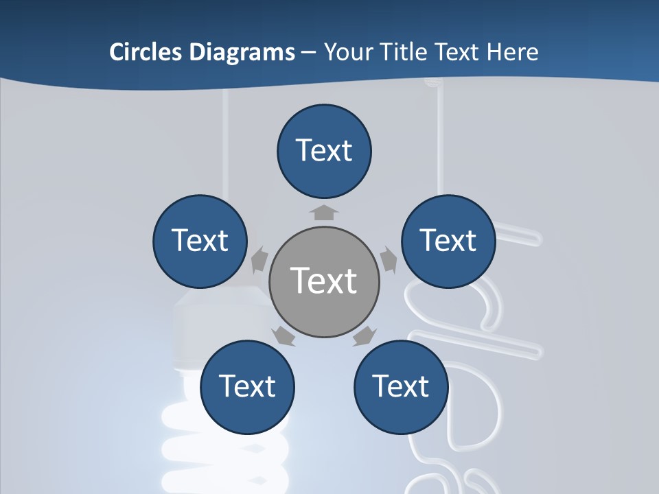 Shiny Blue Energy PowerPoint Template