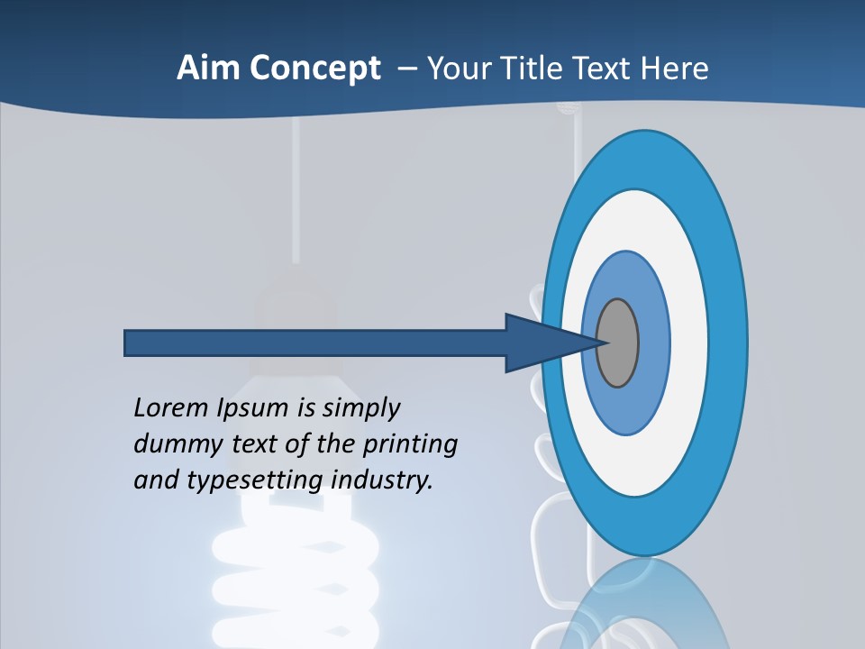 Shiny Blue Energy PowerPoint Template