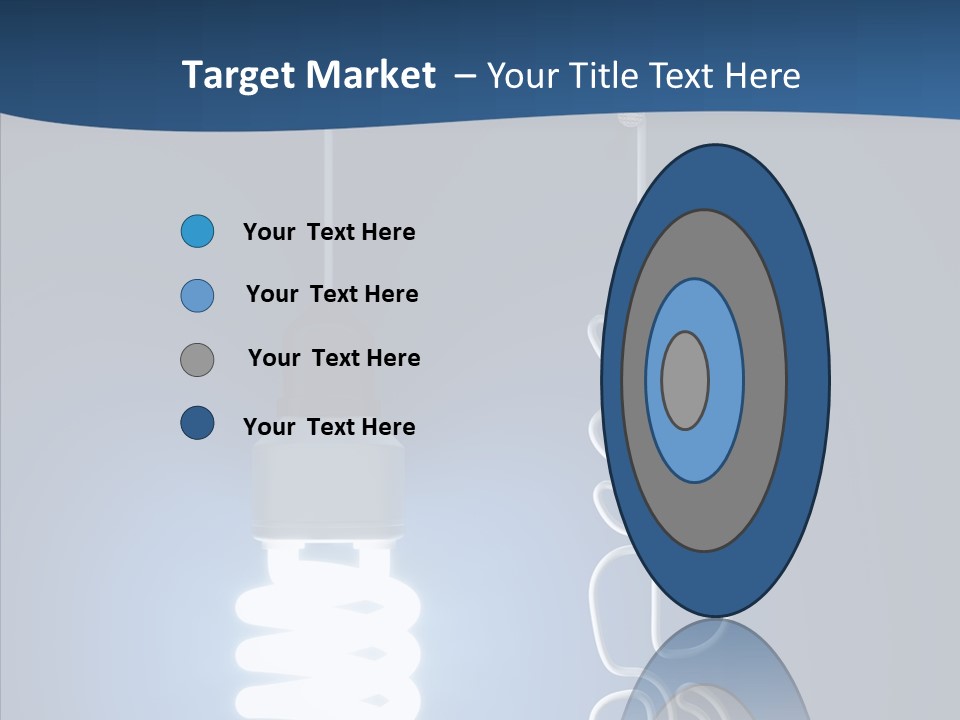 Shiny Blue Energy PowerPoint Template