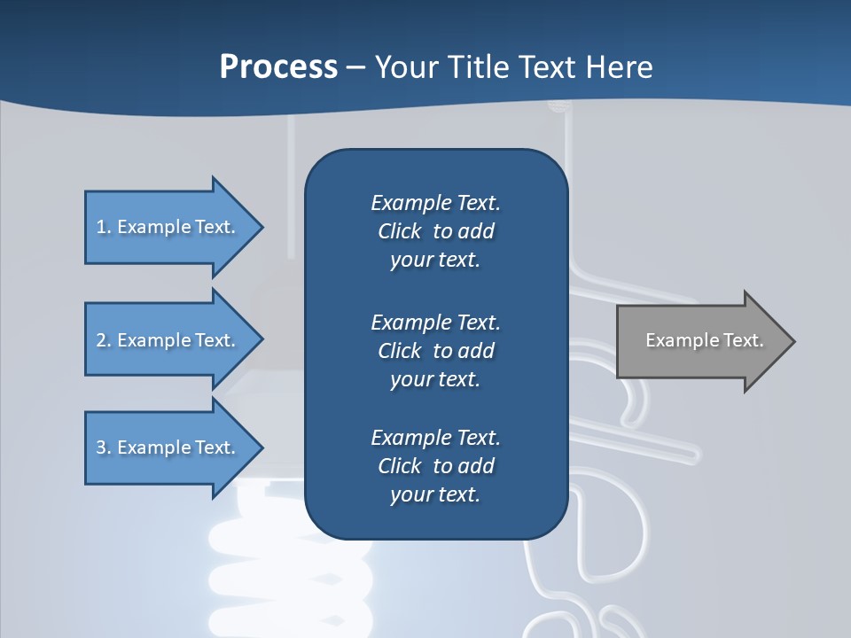 Shiny Blue Energy PowerPoint Template