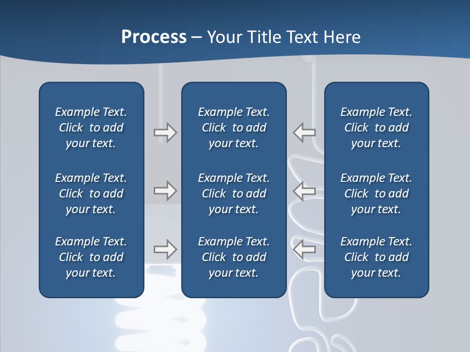 Shiny Blue Energy PowerPoint Template
