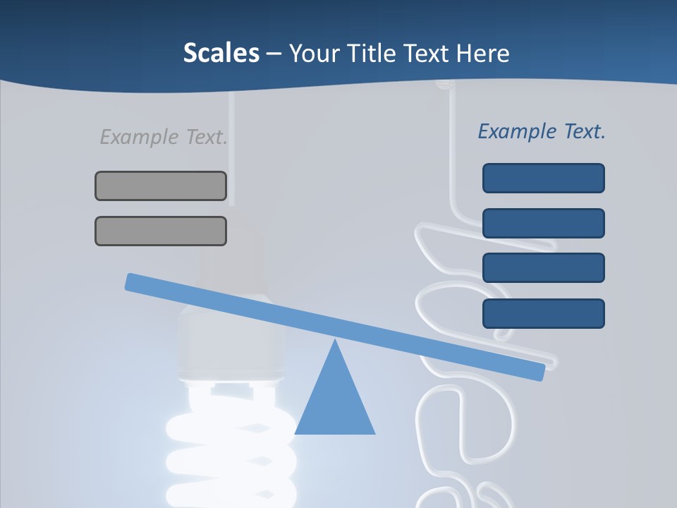 Shiny Blue Energy PowerPoint Template