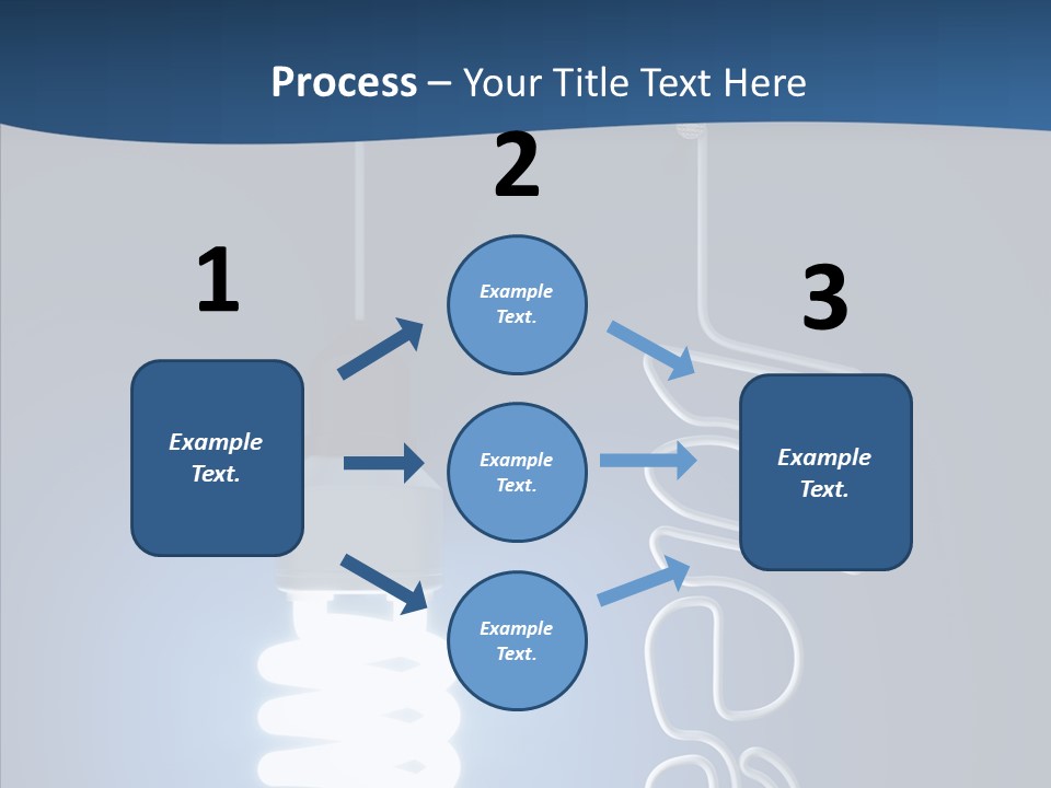 Shiny Blue Energy PowerPoint Template