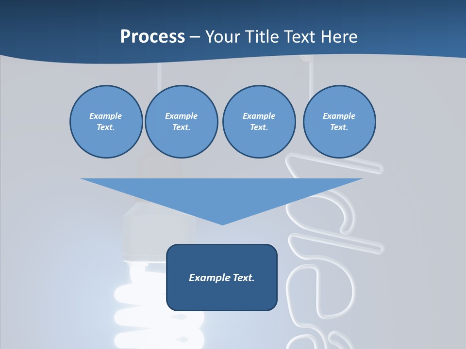 Shiny Blue Energy PowerPoint Template
