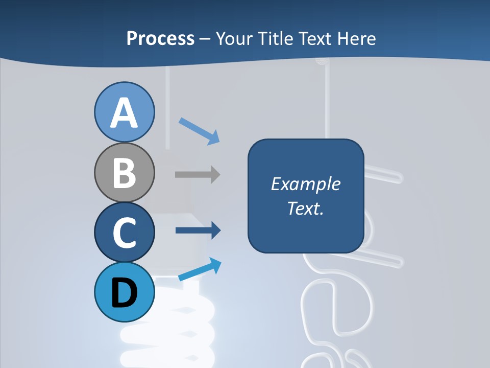 Shiny Blue Energy PowerPoint Template