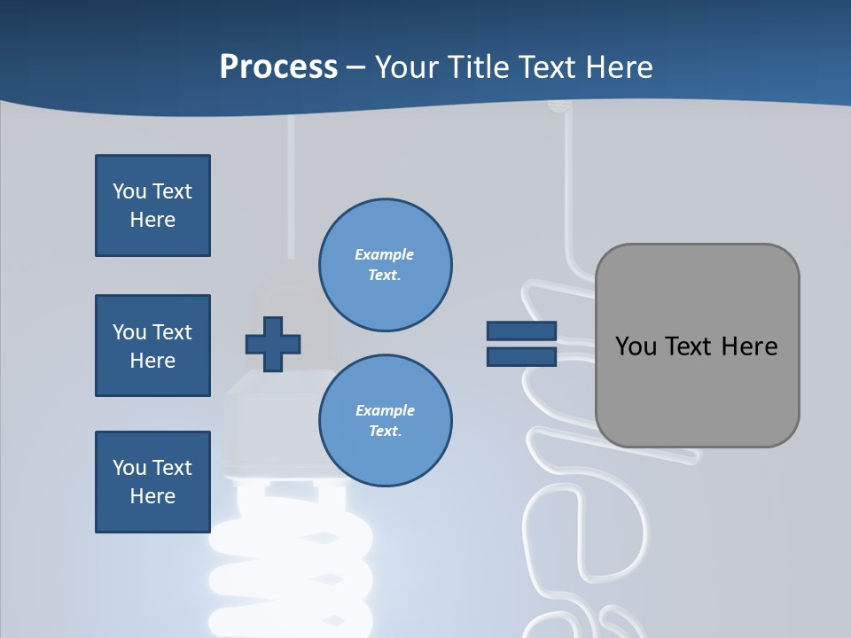 Shiny Blue Energy PowerPoint Template