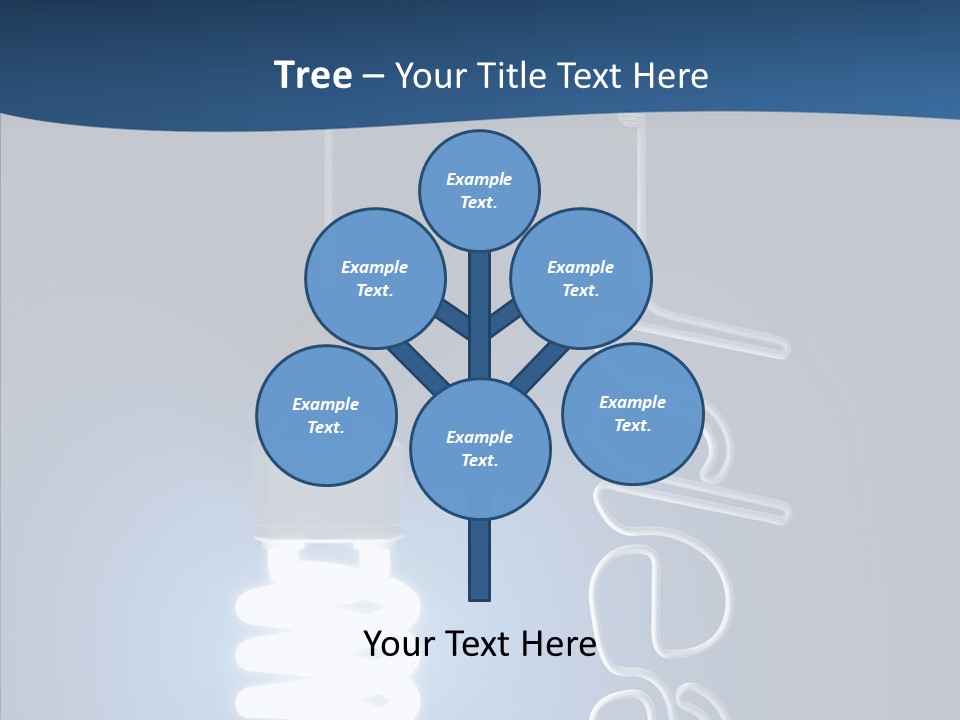 Shiny Blue Energy PowerPoint Template