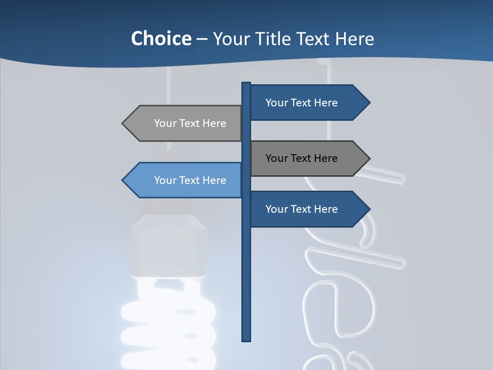 Shiny Blue Energy PowerPoint Template