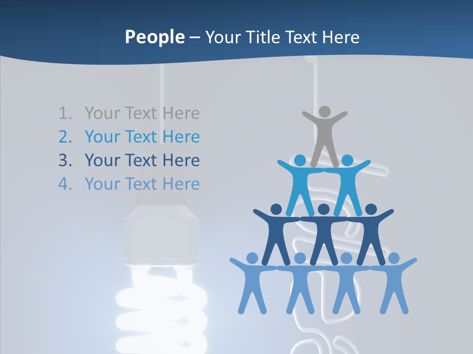 Shiny Blue Energy PowerPoint Template