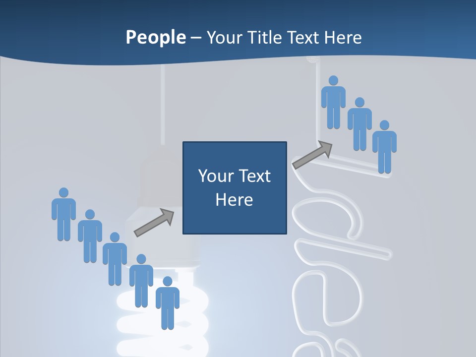 Shiny Blue Energy PowerPoint Template