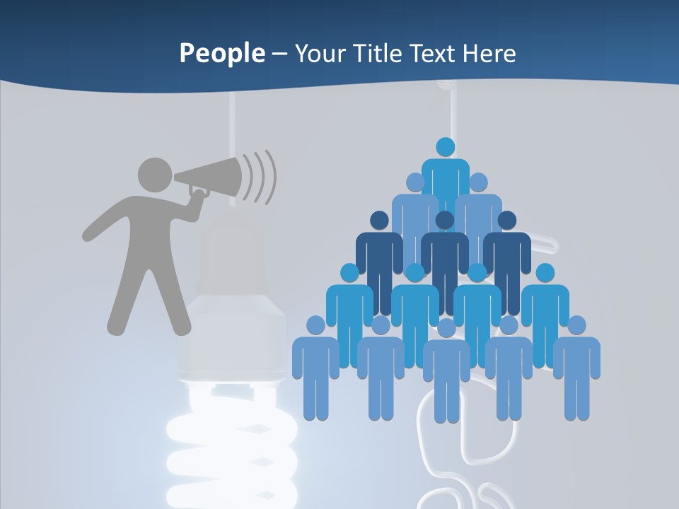 Shiny Blue Energy PowerPoint Template