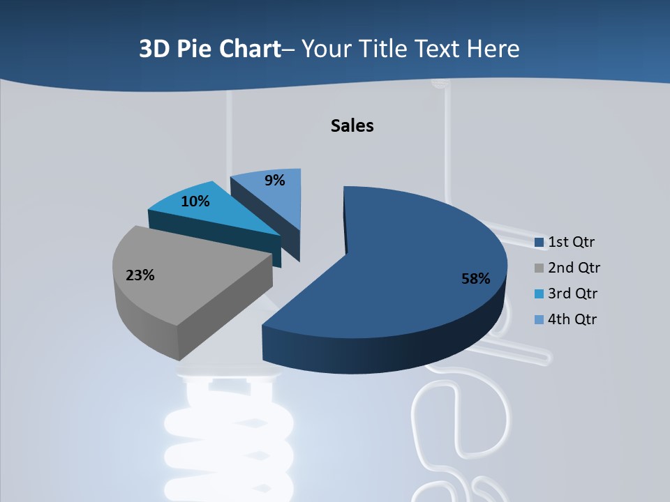 Shiny Blue Energy PowerPoint Template