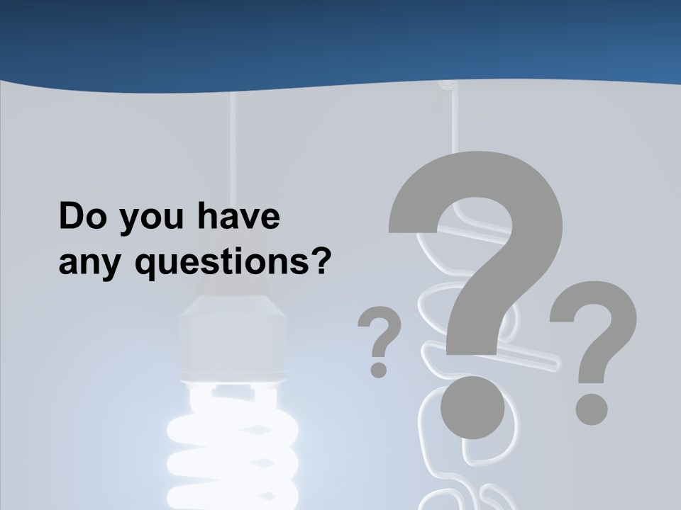 Shiny Blue Energy PowerPoint Template