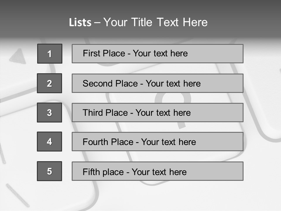 Single Information Confusion PowerPoint Template