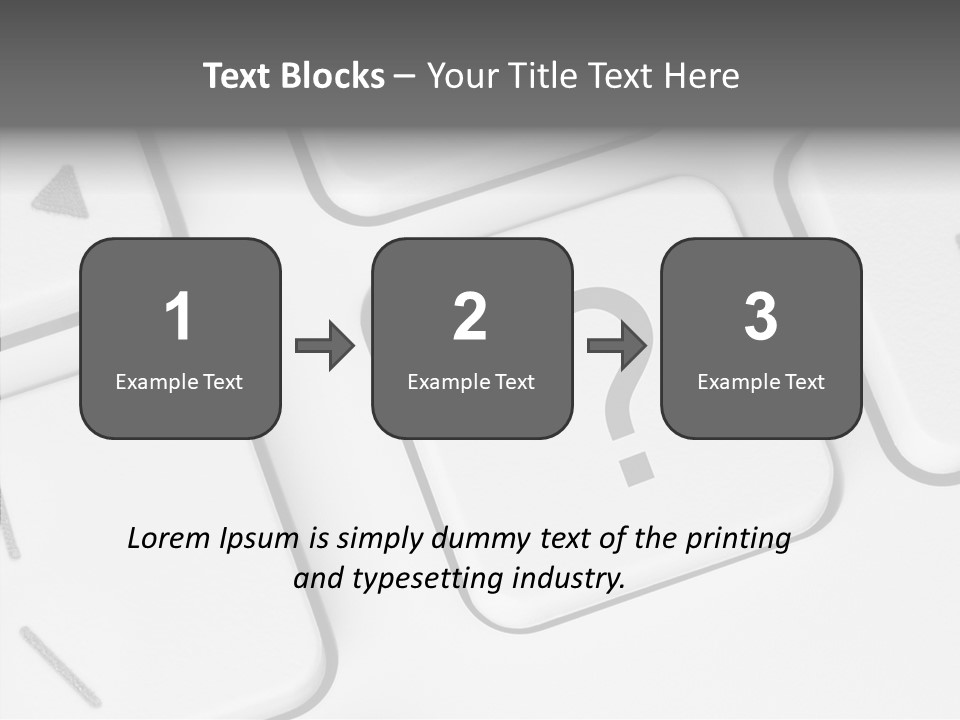 Single Information Confusion PowerPoint Template
