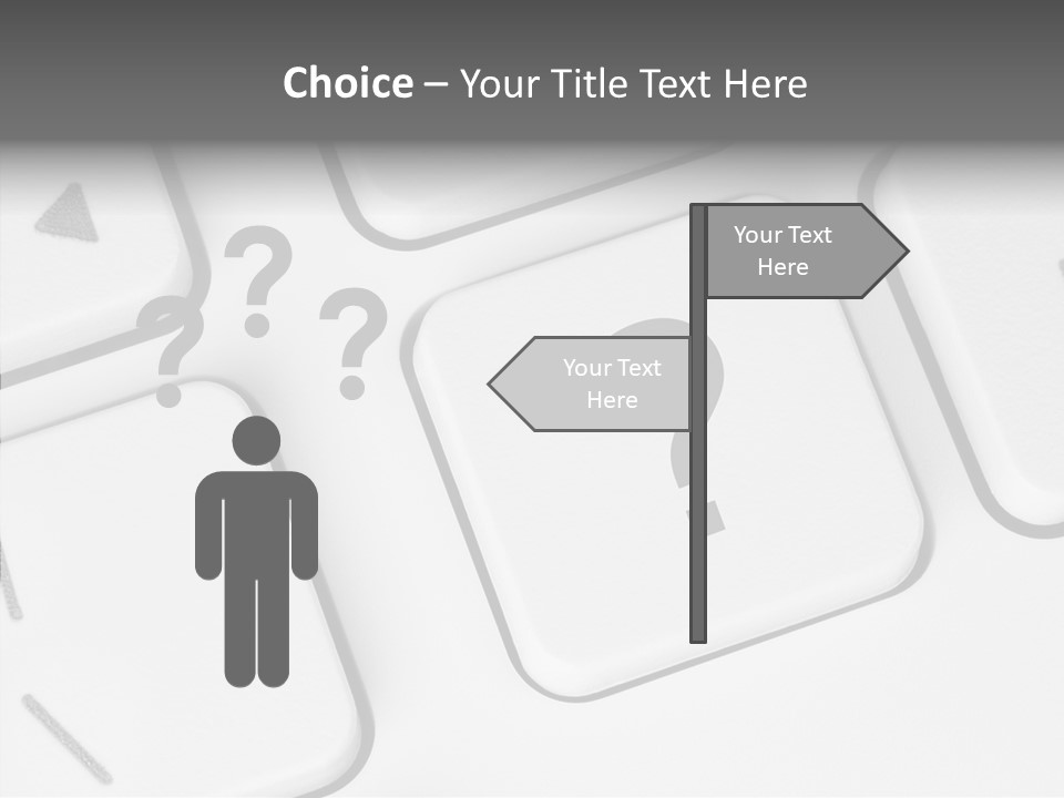 Single Information Confusion PowerPoint Template