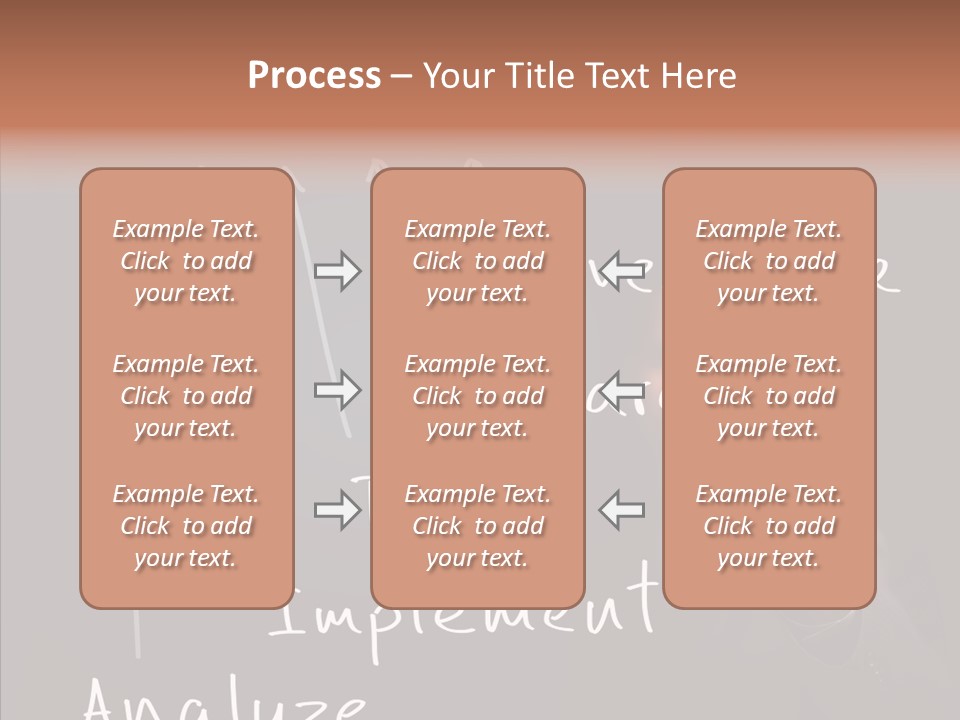Businessman Finger Implement PowerPoint Template