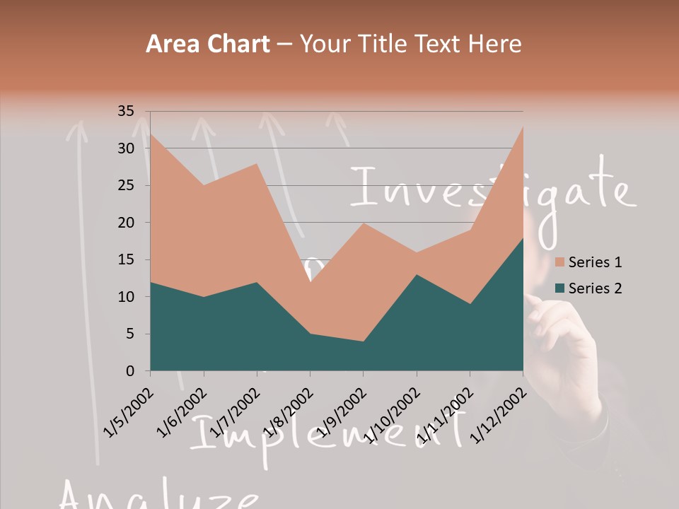 Businessman Finger Implement PowerPoint Template