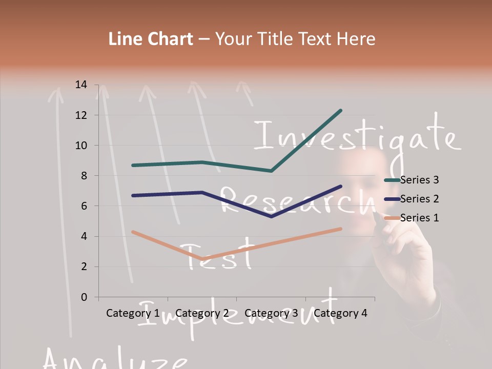 Businessman Finger Implement PowerPoint Template